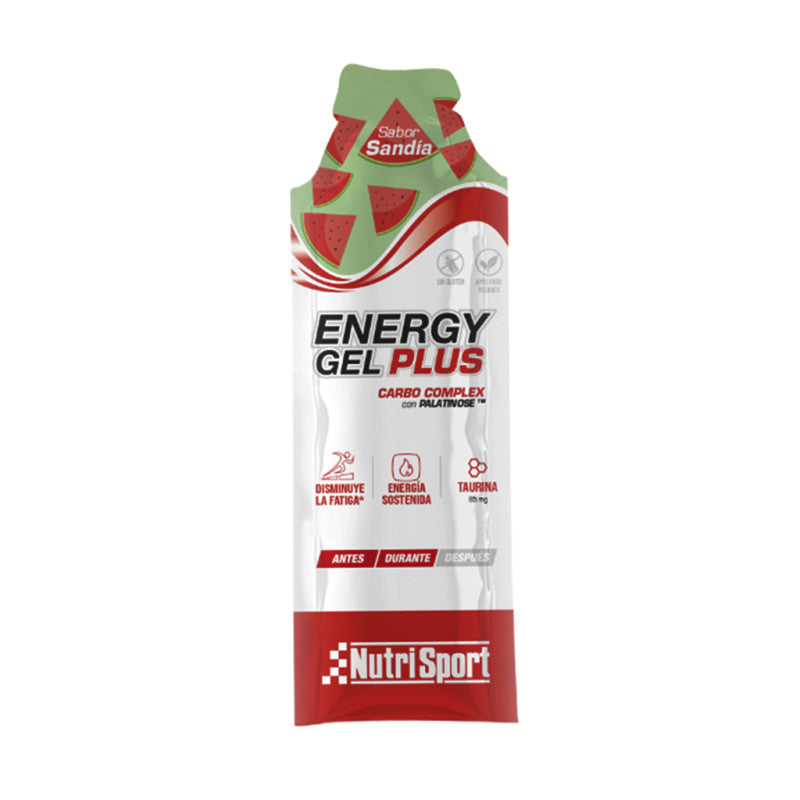Energy Gel Plus Sandía · Nutrisport · 66 gramos