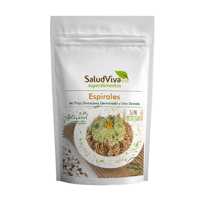 Espirales de Trigo Sarraceno Germinado y Lino Dorado Salud Viva 250g