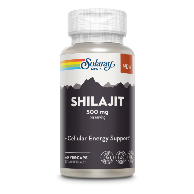 Shilajit 500 mg · Solaray · 30 cápsulas