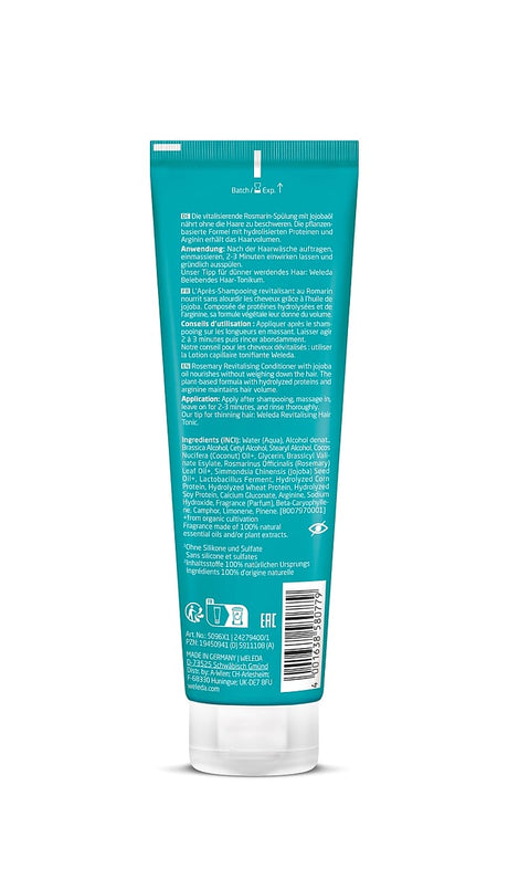 Acondicionador Revitalizante de Romero · Weleda · 150 ml