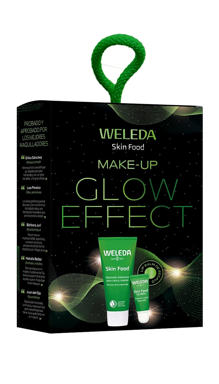 Cofre Glow Skin Food Original 75ml + Lip Regalo · Weleda