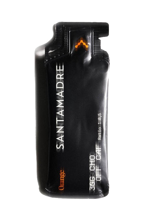 Gel Energético 30CHO OFF CAF: Sabor Naranja · Santa Madre · 50 ml