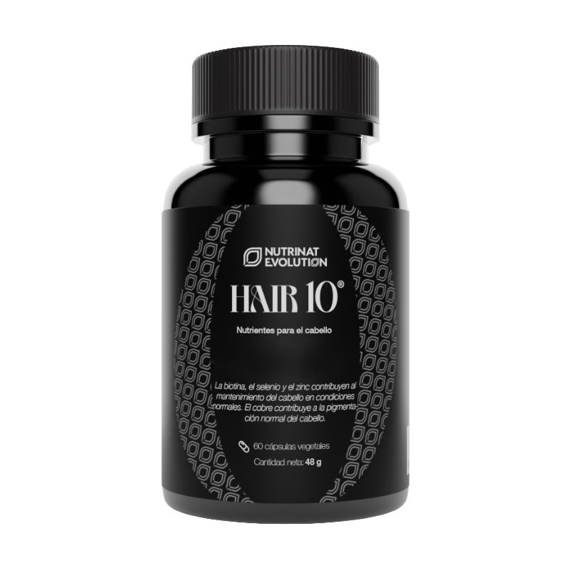 Hair 10 · Nutrinat Evolution · 60 cápsulas