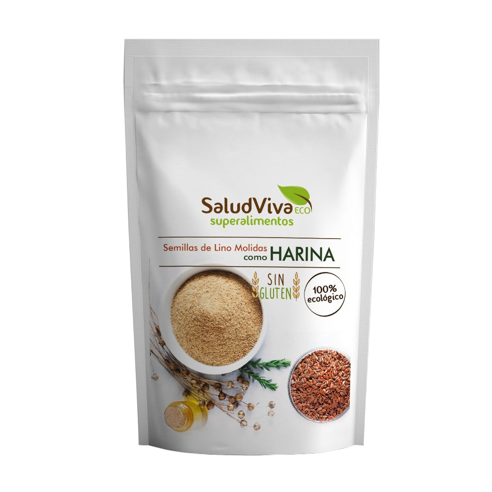 Harina de Semilla de Lino Eco · Salud Viva · 250 gramos