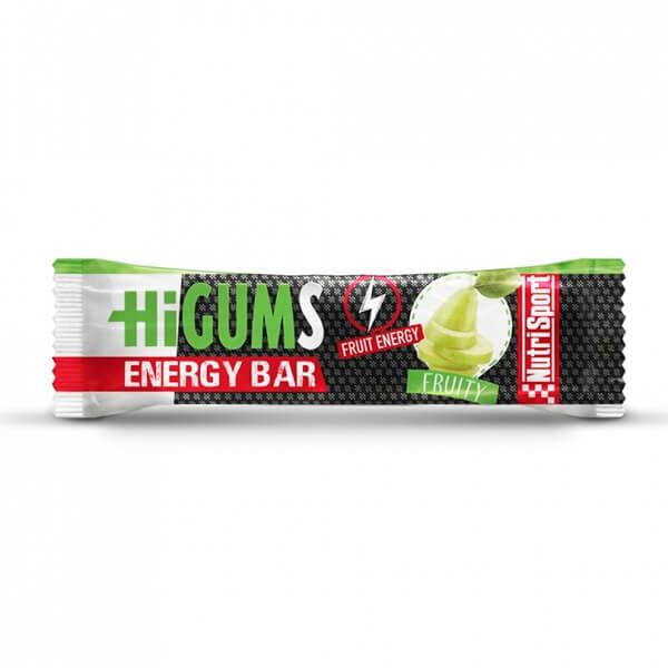 HiGums Energy Bar Fruity · Nutrisport · 25 gramos