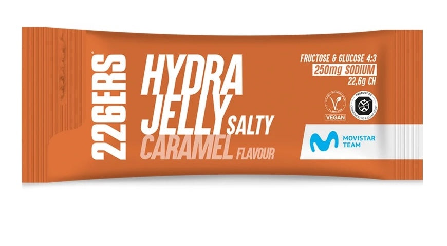 Gel Energético HydraJelly: Sabor Caramelo · 226ERS · 40 gramos