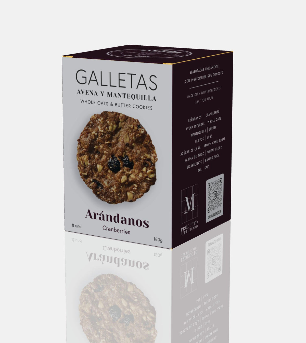 Galletas de Avena y Arándanos · Sierra Eco Foods