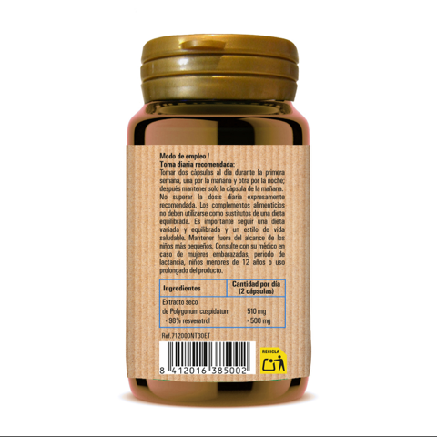 Resveratrol · Naturtierra · 30 cápsulas
