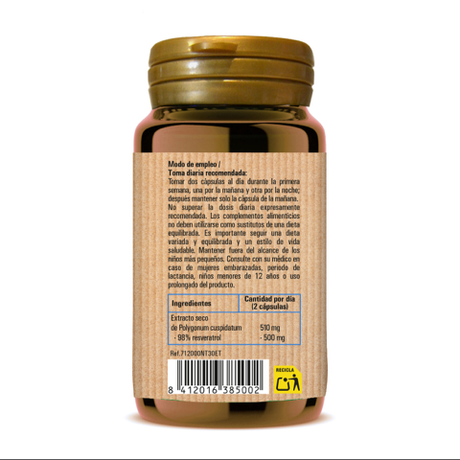 Resveratrol · Naturtierra · 30 cápsulas