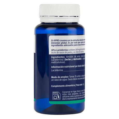 Lactoferrina · NPro Mibiota · 60 cápsulas