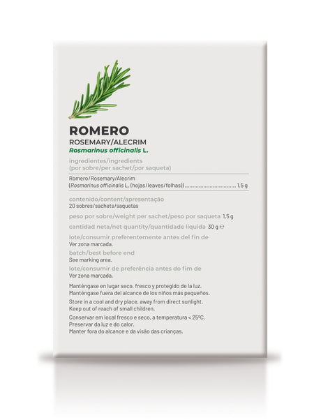Romero Infusión · Soria Natural · 20 filtros