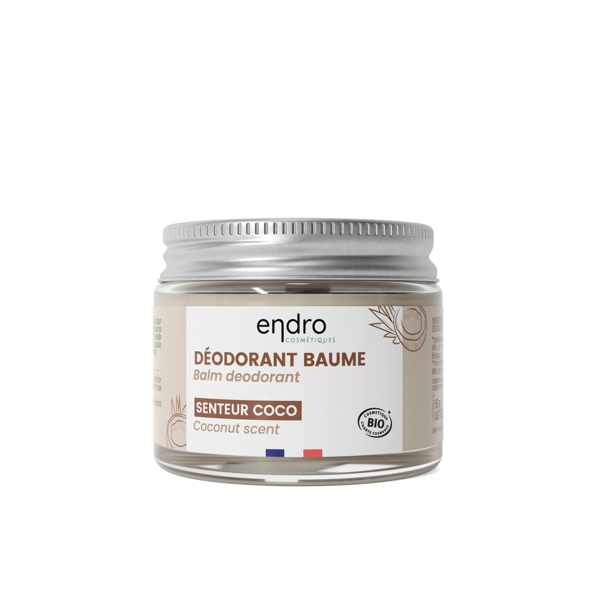 Desodorante Orgánico de Coco · Endro Cosmétiques · 50 ml