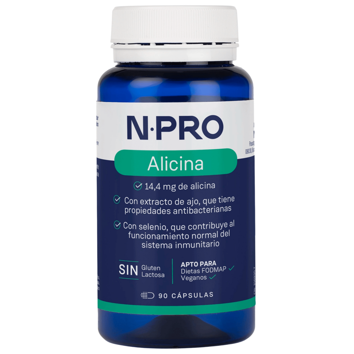 Alicina · NPro Mibiota · 90 cápsulas