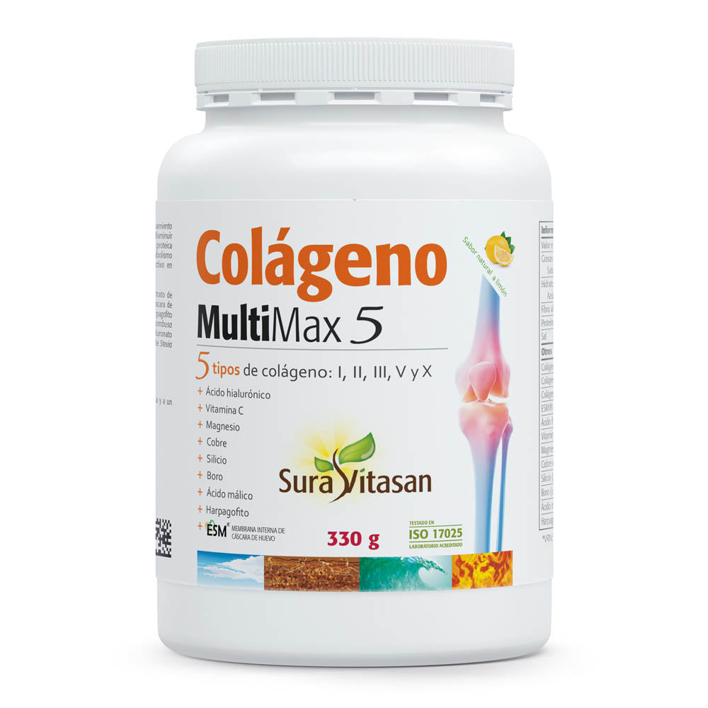 Colágeno MultiMax 5 · Sura Vitasan · 330 gramos