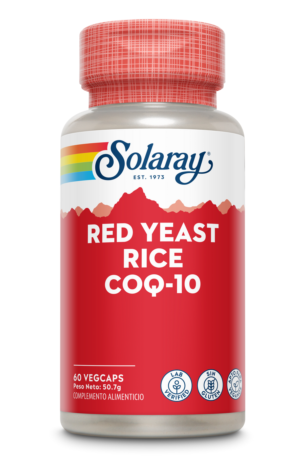 Red Yeast Rice Plus CoQ10 · Solaray · 60 cápsulas