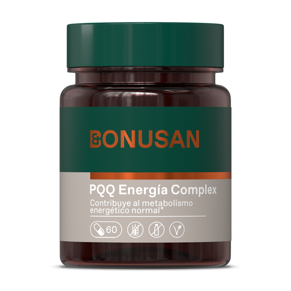 PQQ Energía Complex · Bonusan ·  60 cápsulas