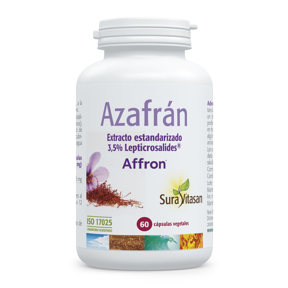 Azafrán · Sura Vitasan · 60 cápsulas