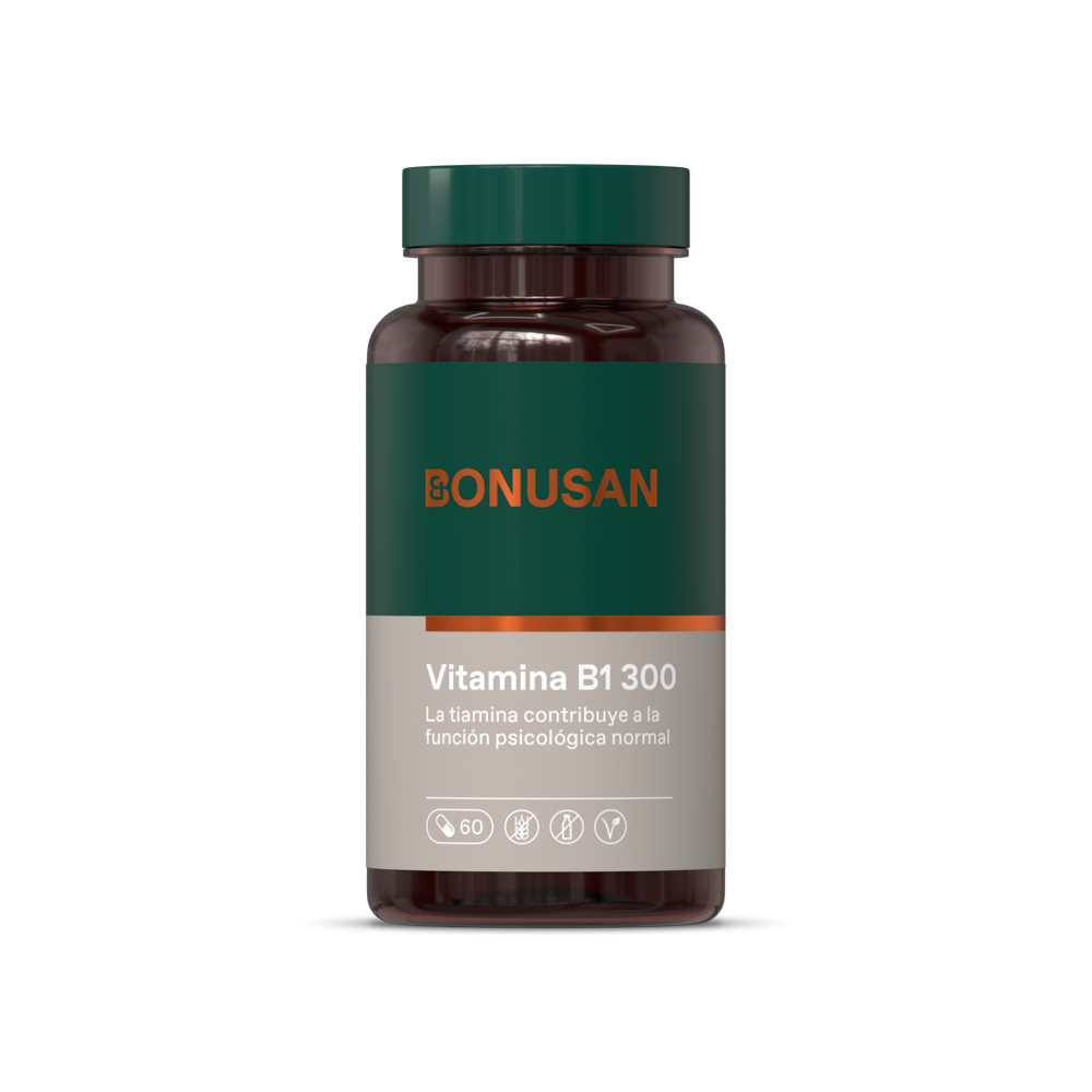 Vitamina B1 300 mg · Bonusan · 60 cápsulas