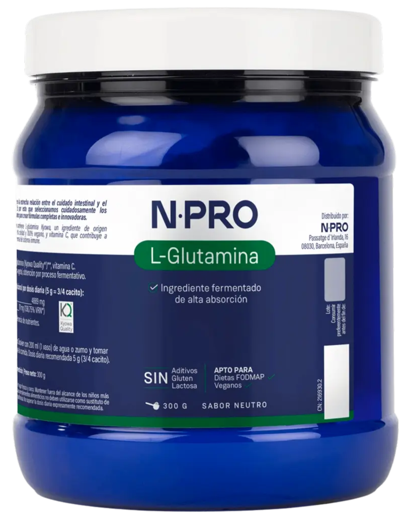 L-Glutamina · NPro Mibiota · 300 gramos