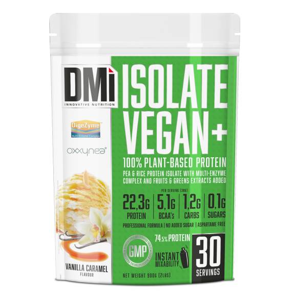Isolate Vegan+ Vainilla · DMI Nutrition · 900 gramos