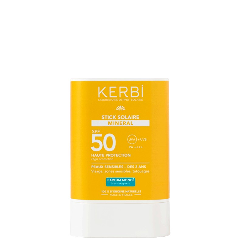 Stick Solar Mineral SPF50 · Kerbi · 15 gramos
