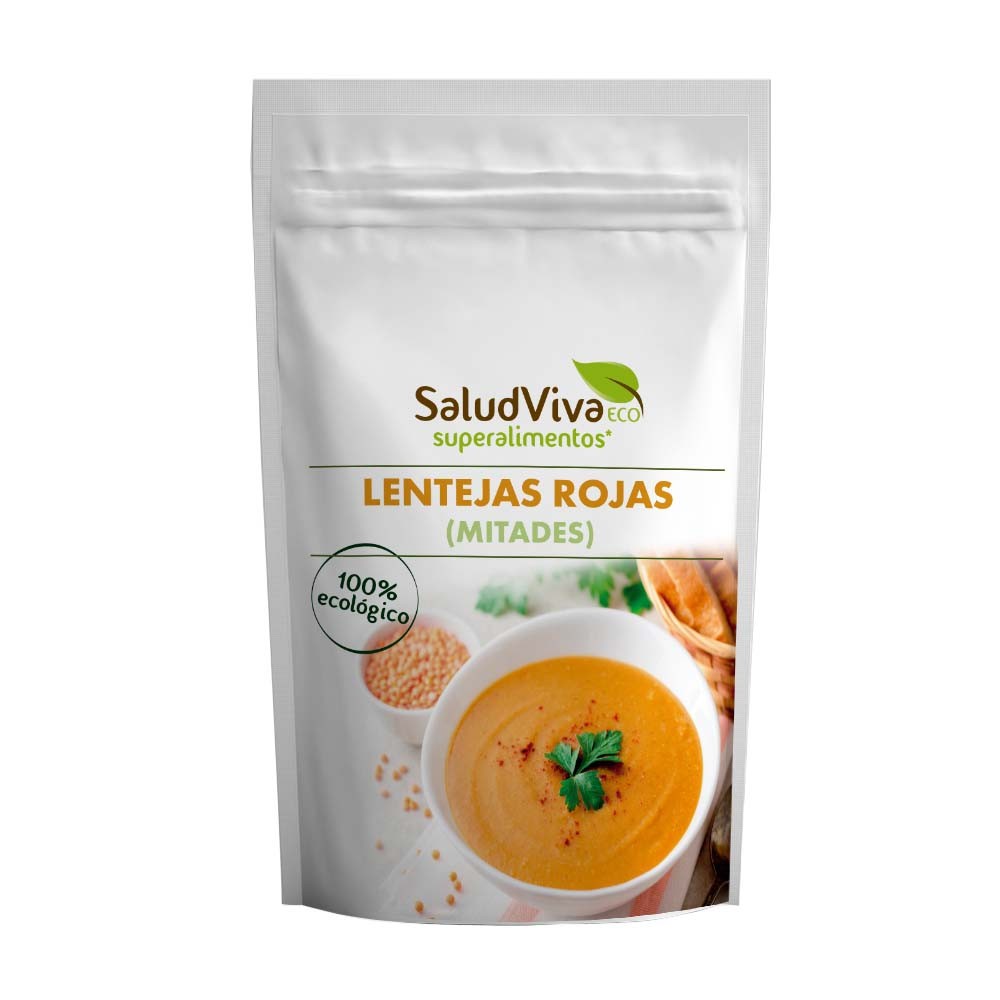 Lentejas Rojas Mitades Salud Viva 500g
