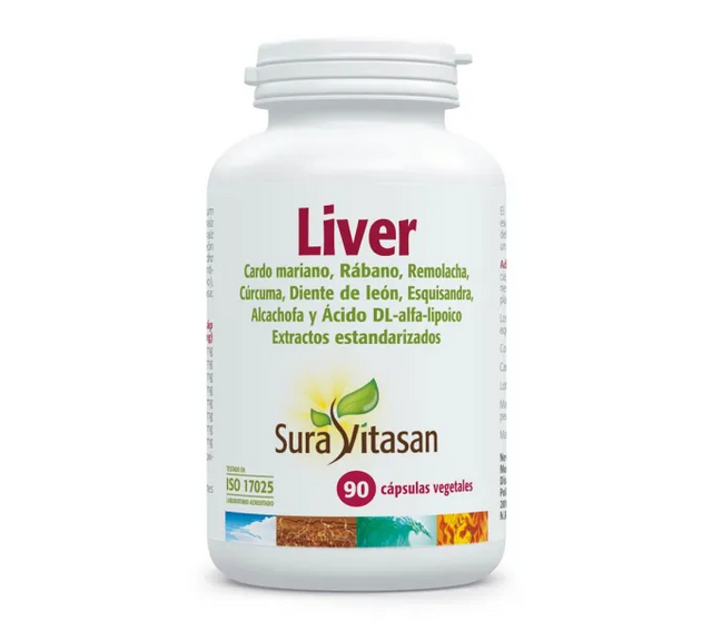 Liver · Sura Vitasan · 90 cápsulas