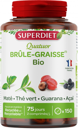 Cuarteto Guaraná Quemagrasa BIO · Superdiet · 150 comprimidos