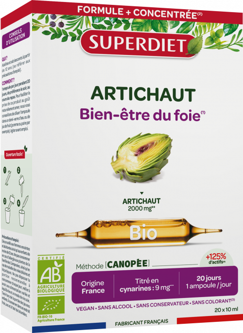 Alcachofit BIO · Superdiet · 20 ampollas
