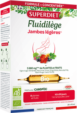 Fluidilege BIO · Superdiet · 20 ampollas