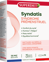 Síndrome Premenstrual SYNDATIS · Superdiet · 15 cápsulas