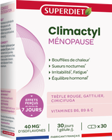 Complejo Menopausia CLIMACTYL · Superdiet · 30 cápsulas