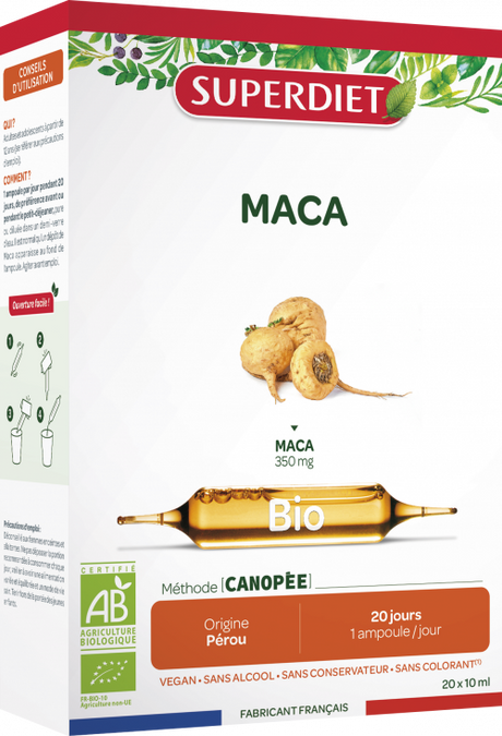 Macafit Ampollas BIO · Superdiet · 20 ampollas