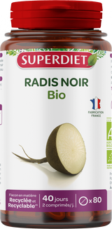 Rábano Negro BIO · Superdiet · 80 comprimidos