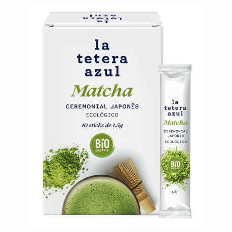 Matcha Ceremonial Japonés · La Tetera Azul · 10 sticks