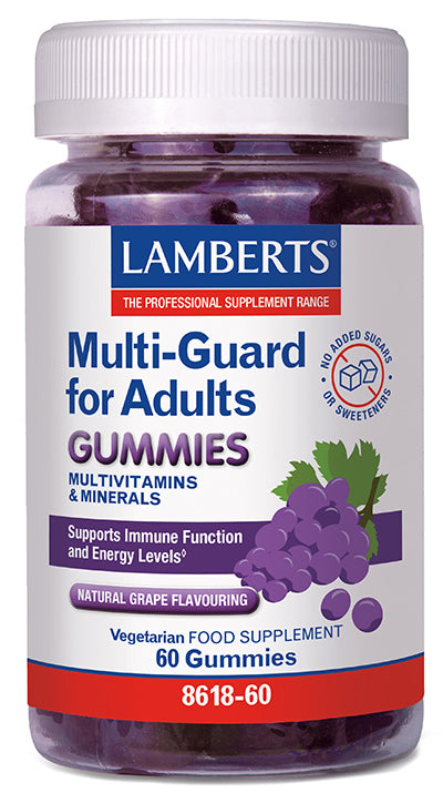 Multi-Guard Adultos Gominolas Lamberts 60 unidades
