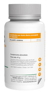 NAC Vegan · Herbovita · 90 cápsulas