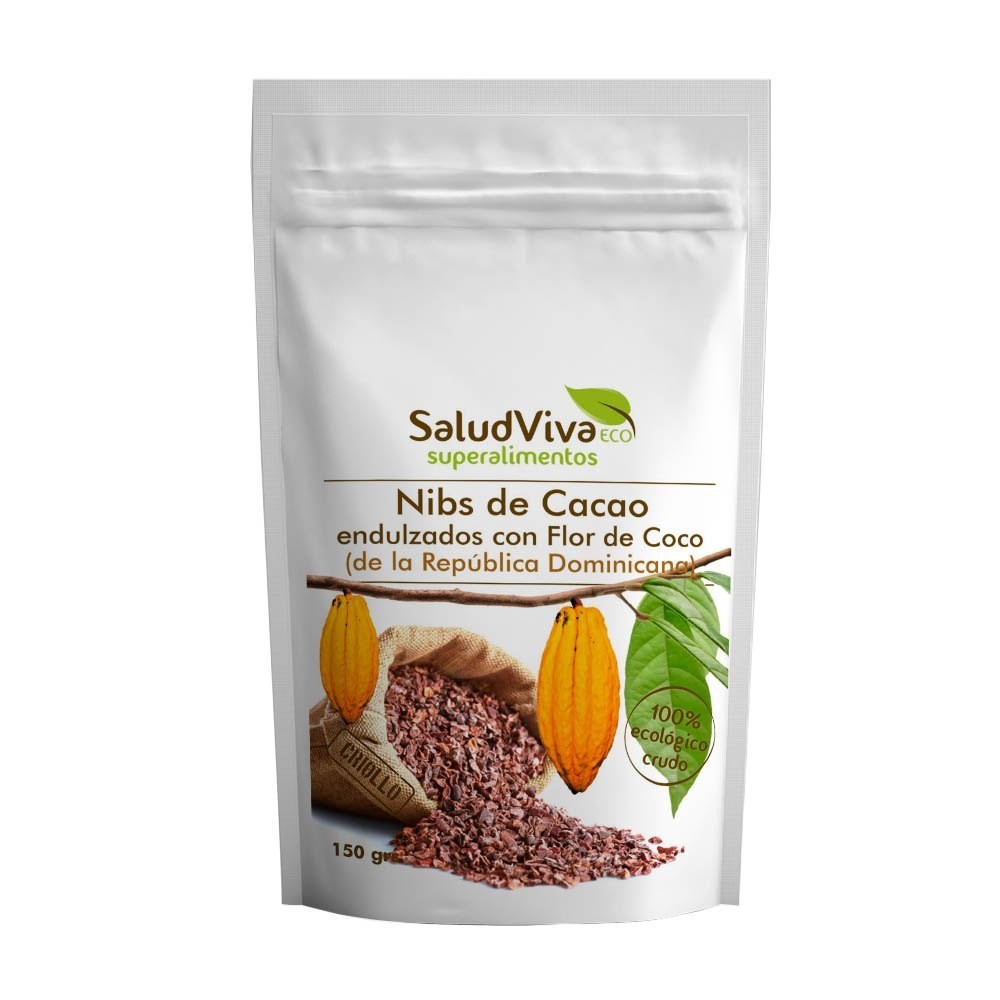 Nibs de Cacao con Néctar de Flor de Coco Salud Viva 150g