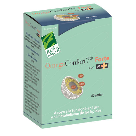 OmegaConfort7 Forte con PL+ · 100% Natural · 60 perlas