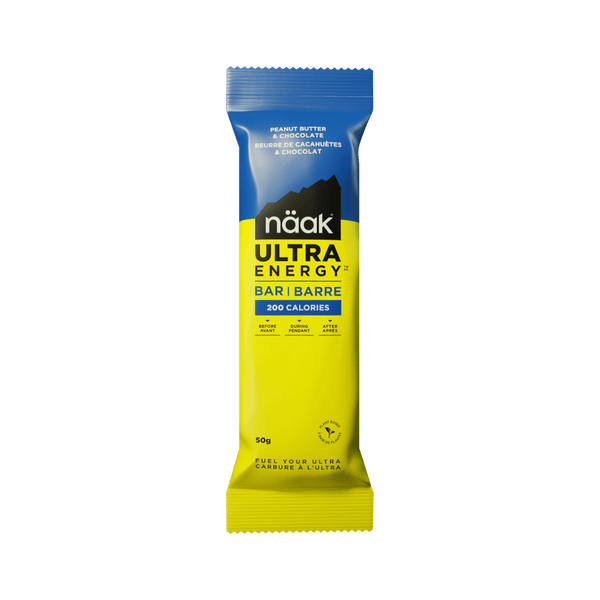 Barrita Ultra Energy Chocolate y Crema de Cacahuete · Naak · 50 gramos