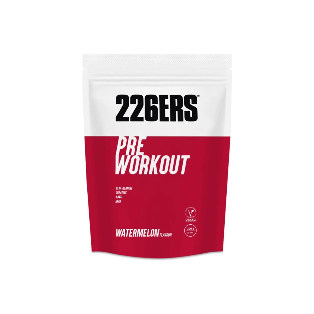 Pre Workout: Sabor Sandía · 226ERS · 300 gramos