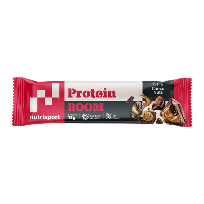 Protein Boom Choco Nuts · Nutrisport · 49 gramos