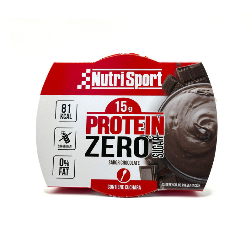 Protein Zero Pudding Chocolate · Nutrisport · 135 gramos