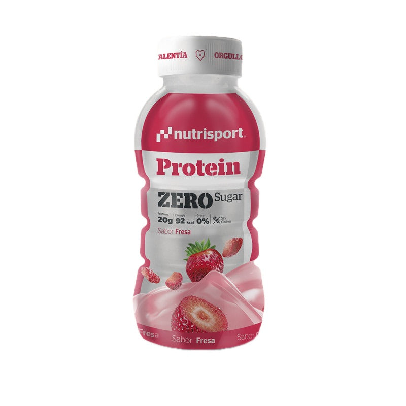 Protein Zero Shake Fresa · Nutrisport · 330 ml