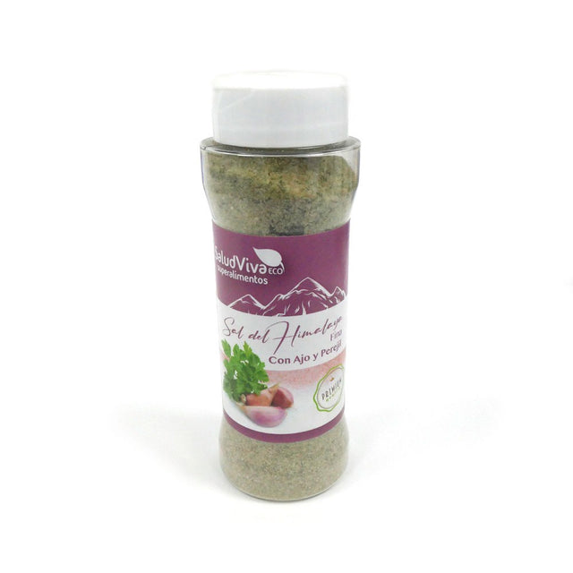 Sal del Himalaya Fina con Ajo y Perejil Salud Viva 160g