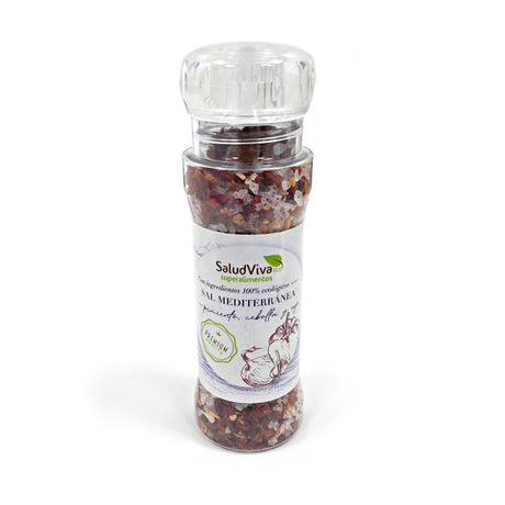 Sal Mediterránea con Pimiento, Ajo y Cebolla Salud Viva 150g
