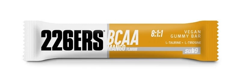 Vegan Gummy Bar: Sabor Mango · 226ERS · 30 gramos