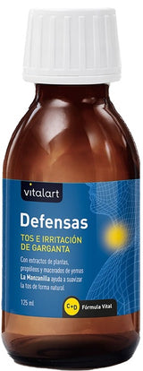 Defensas Tos e Irritación de Garganta · Vitalart · 125 ml