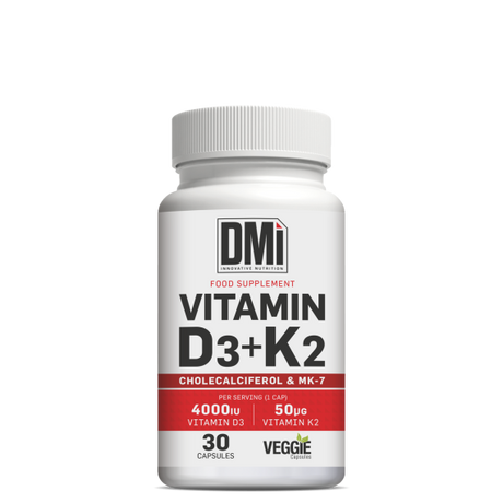 Vitamin D3 + K2 · DMI Nutrition · 30 cápsulas