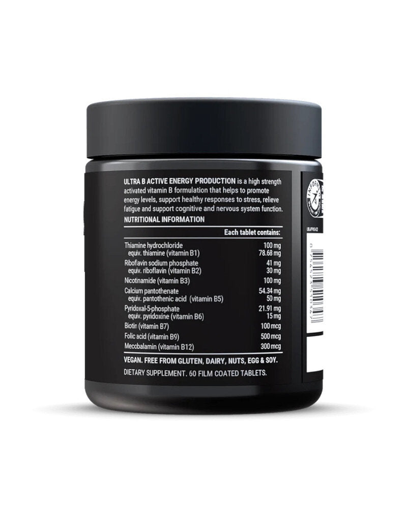 Ultra B Active · Pillar Performance · 60 cápsulas